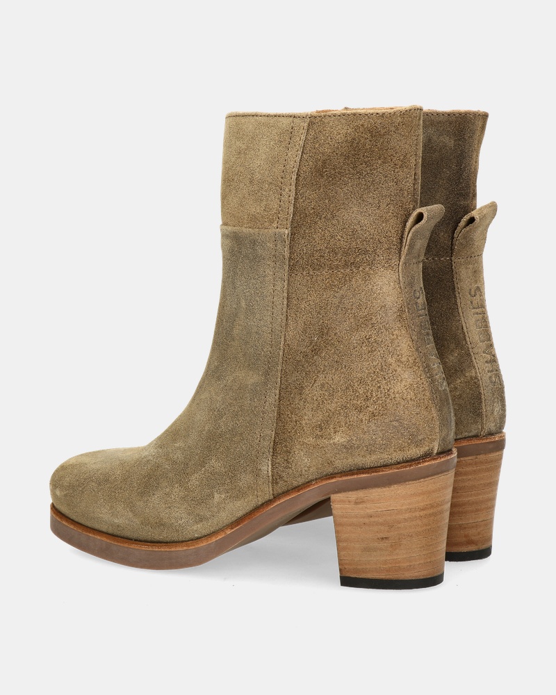 Shabbies Amsterdam Lieve G Enkellaarsjes  - beige