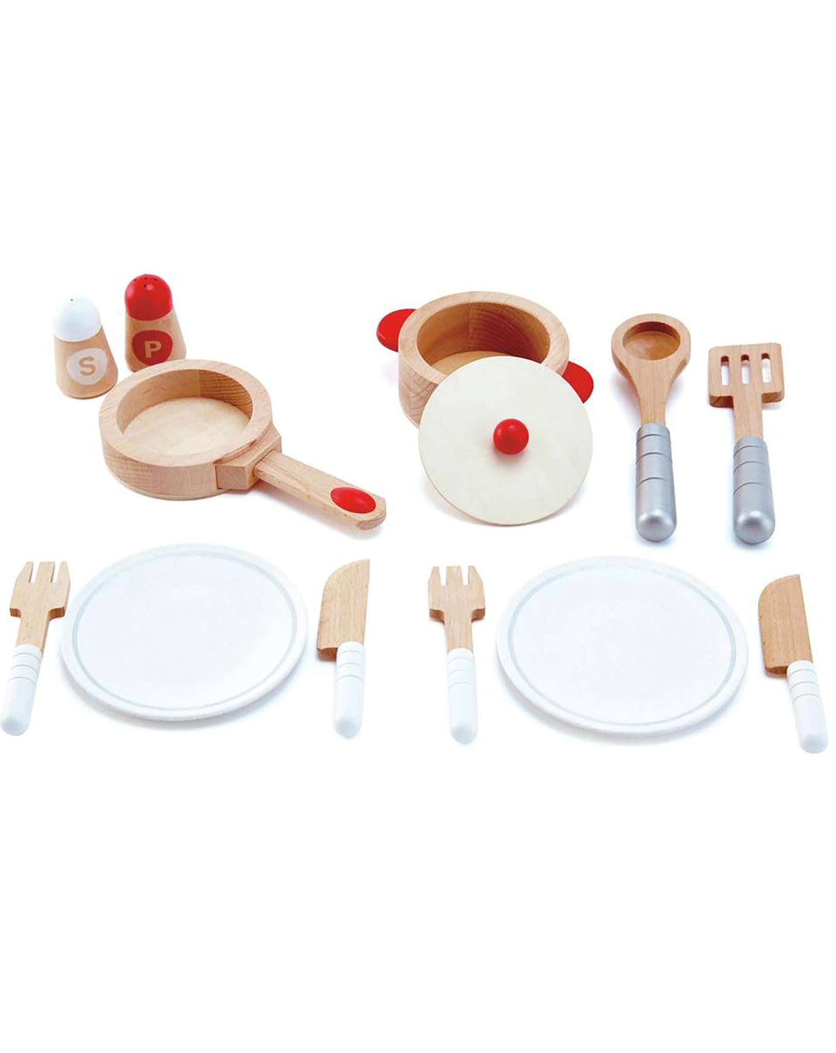 Koch- & Servierset 13-teilig aus Holz