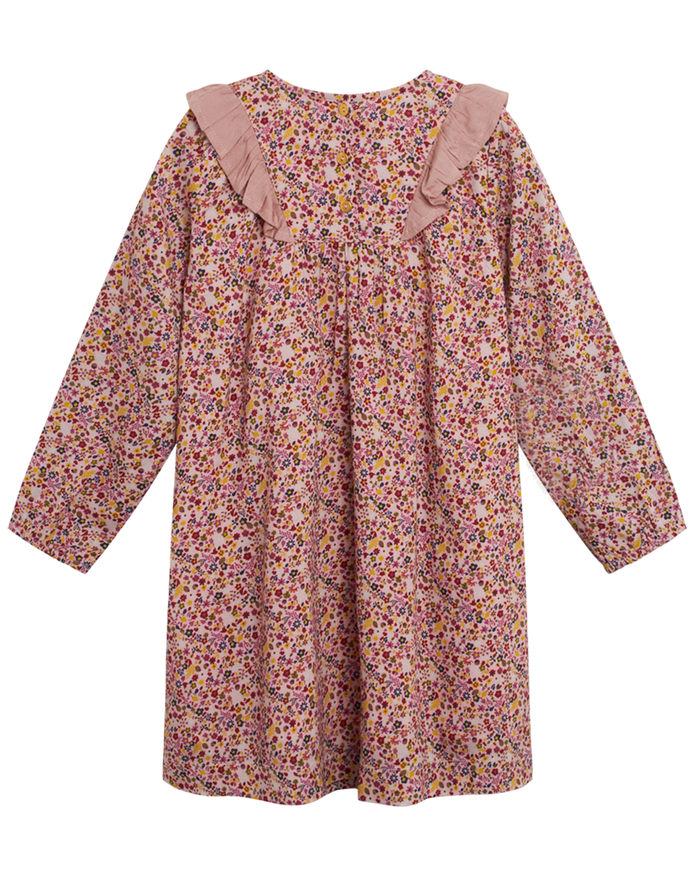 Langarm-Kleid MINI DITZY FLOWER geblümt in print rosa