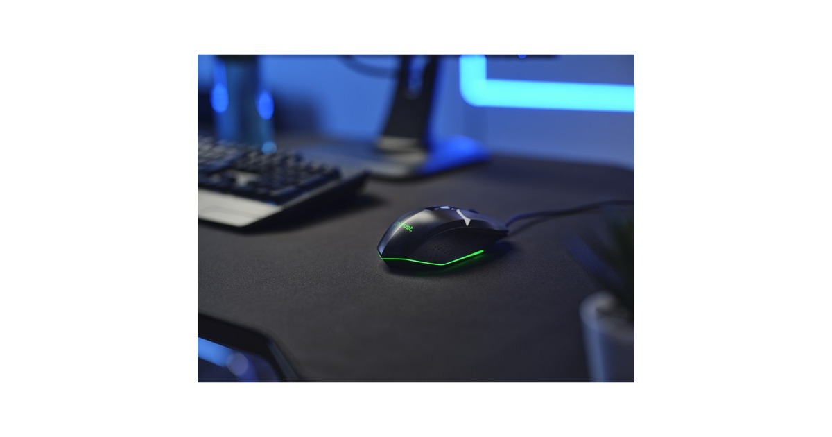 TrustGXT 109 Felox verlichte gaming muis  (Zwart, RGB | 200 - 6400 dpi)