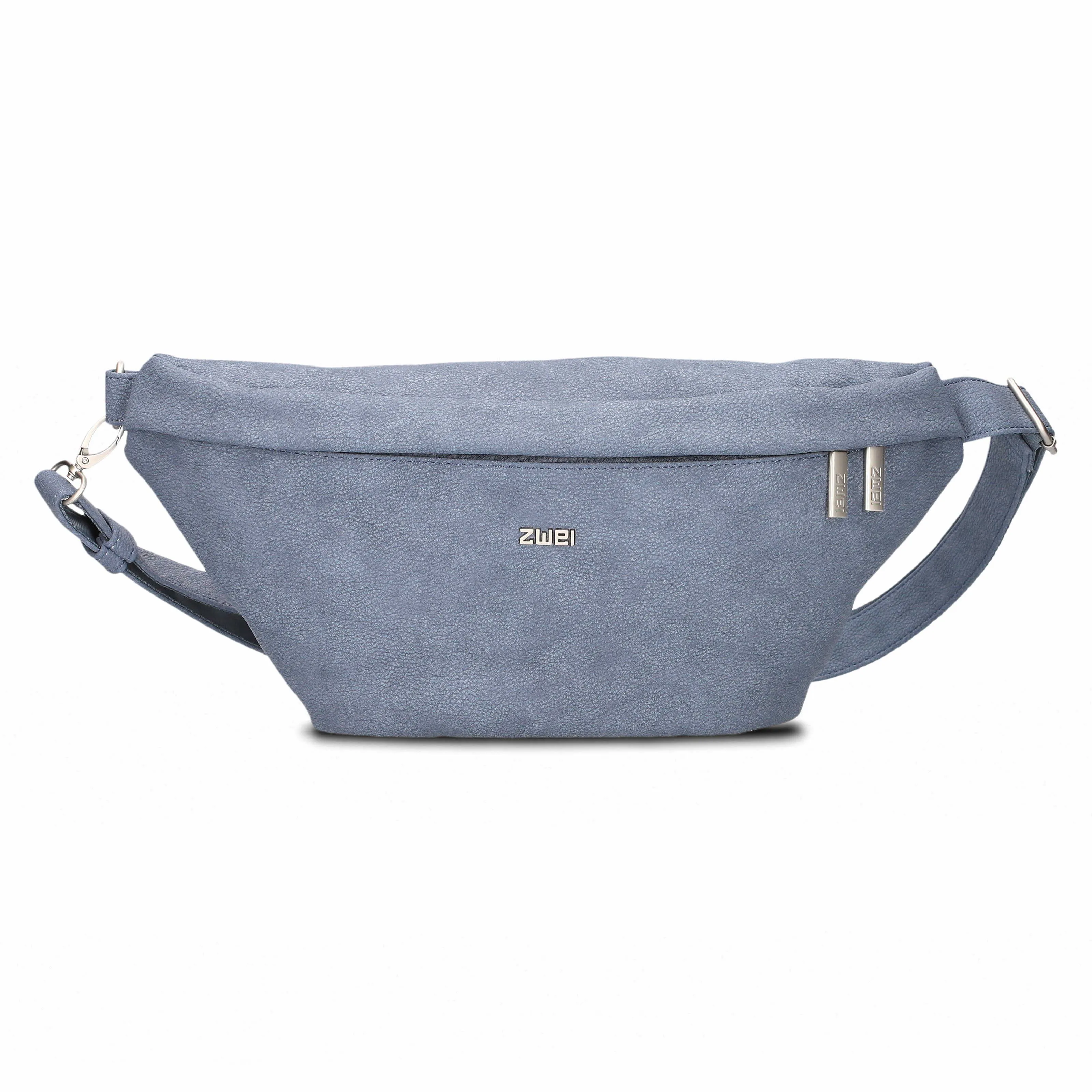 ZWEI Gürteltasche / Bodybag Hellblau Lederimitat