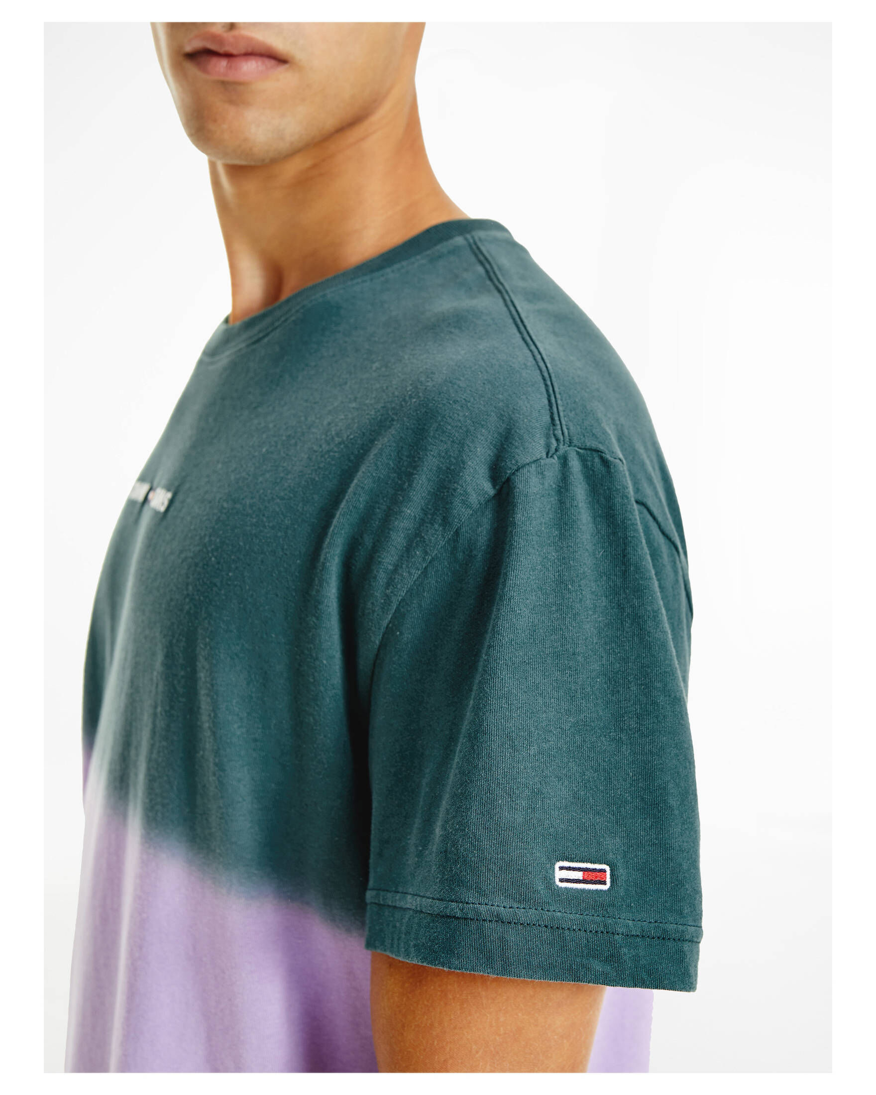 Tommy Jeans| Herren T-Shirt COLORBLOCK DIP DYE TEE