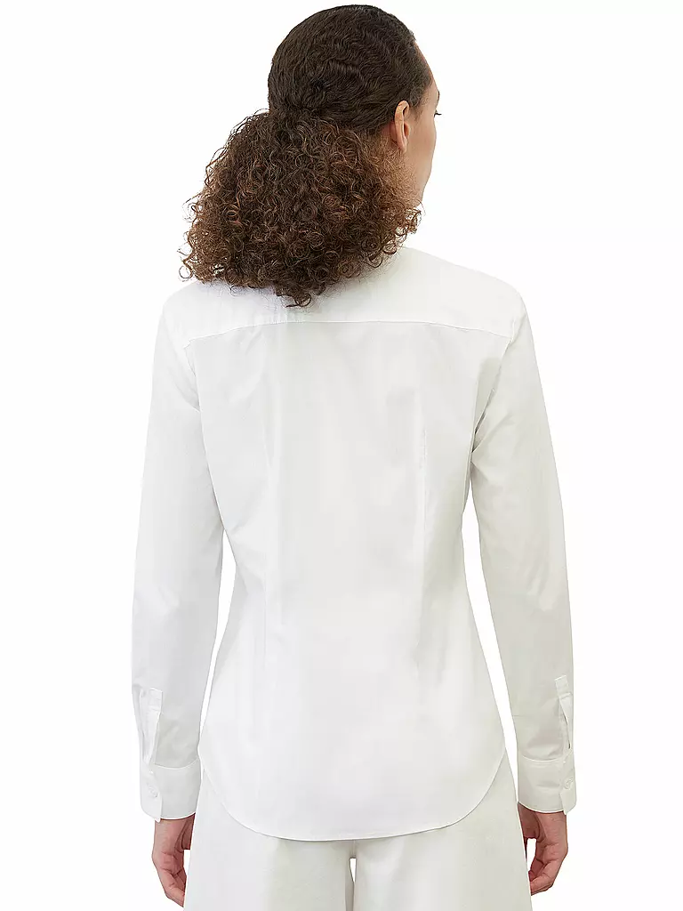 MARC O'POLO Hemdbluse weiss