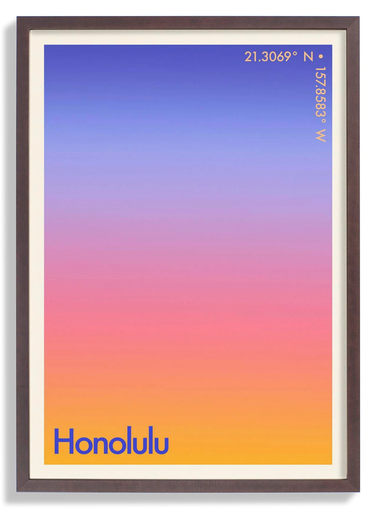 Honolulu Sonnenuntergang Stadt