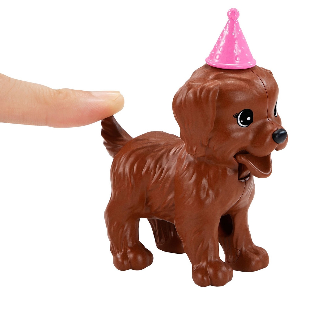 Barbie Welpenparty-Spielset und Puppe