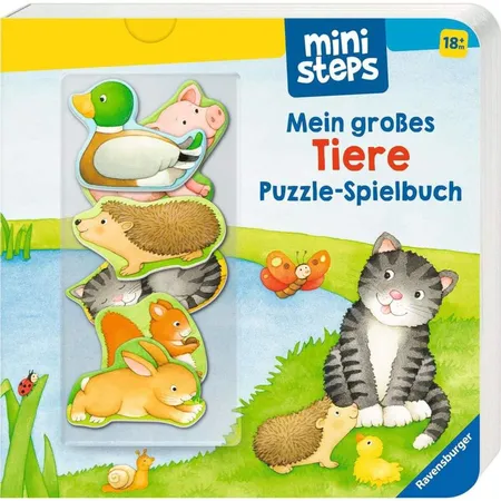 Ravensburger ministeps: Mein großes Tiere Puzzle-Spielbuch