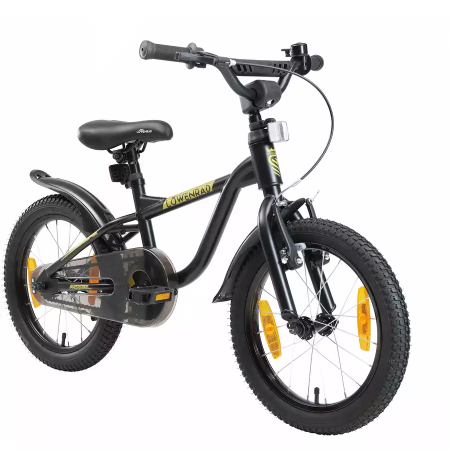 Löwenrad Kinderrad 16 Zoll LR Classic schwarz
