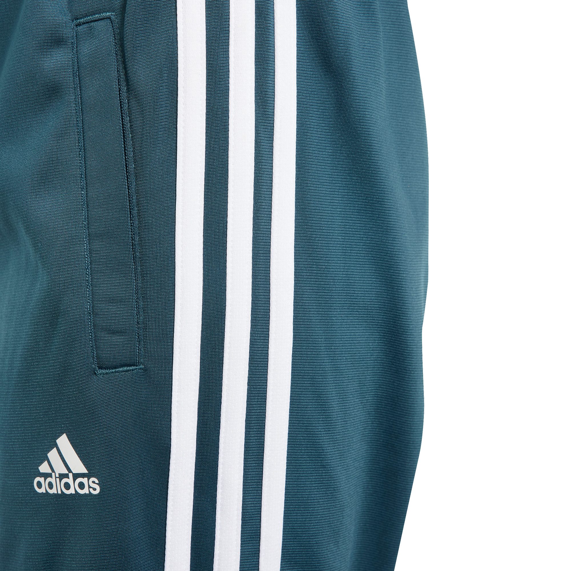 adidas Essentials 3-Streifen Trainingsanzug Mädchen semi flash aqua