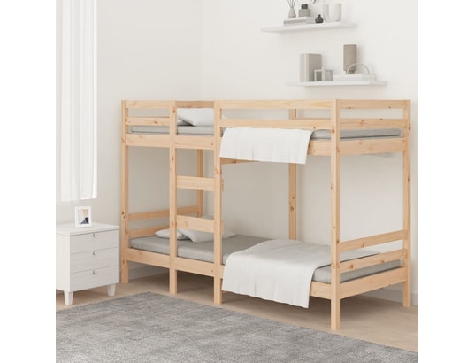 VIDAXL - Cadre de lit Lit superposé 90x190 cm bois de pin massif