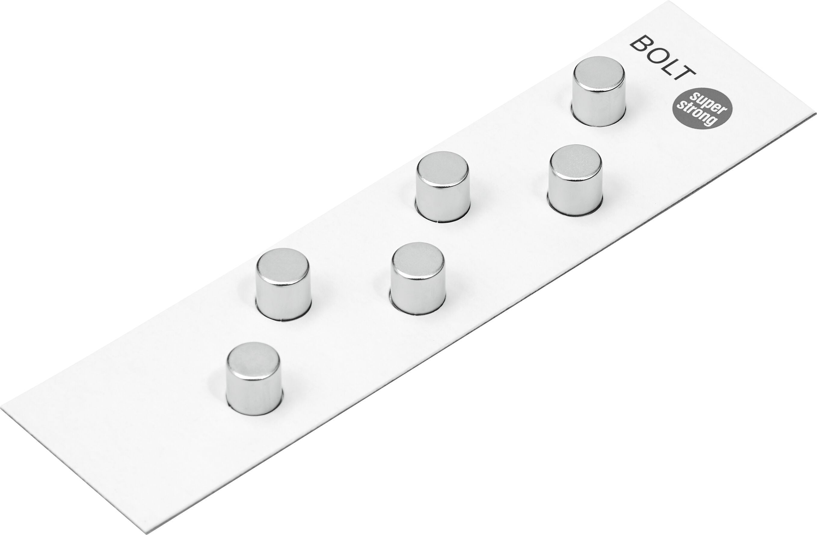 BOLT Magnet - Silber / B: 0.5 cm x H: 0.8 cm