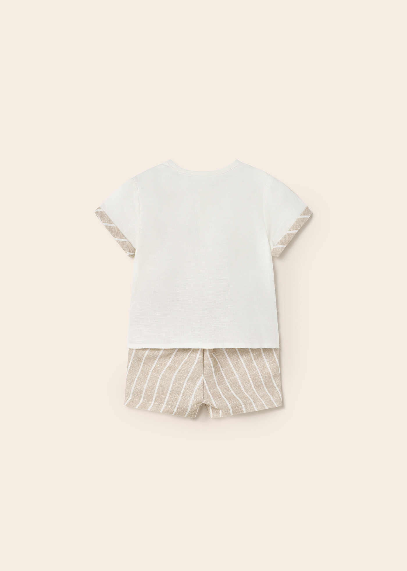 Conjunto de linho de 2 peças para recém-nascido