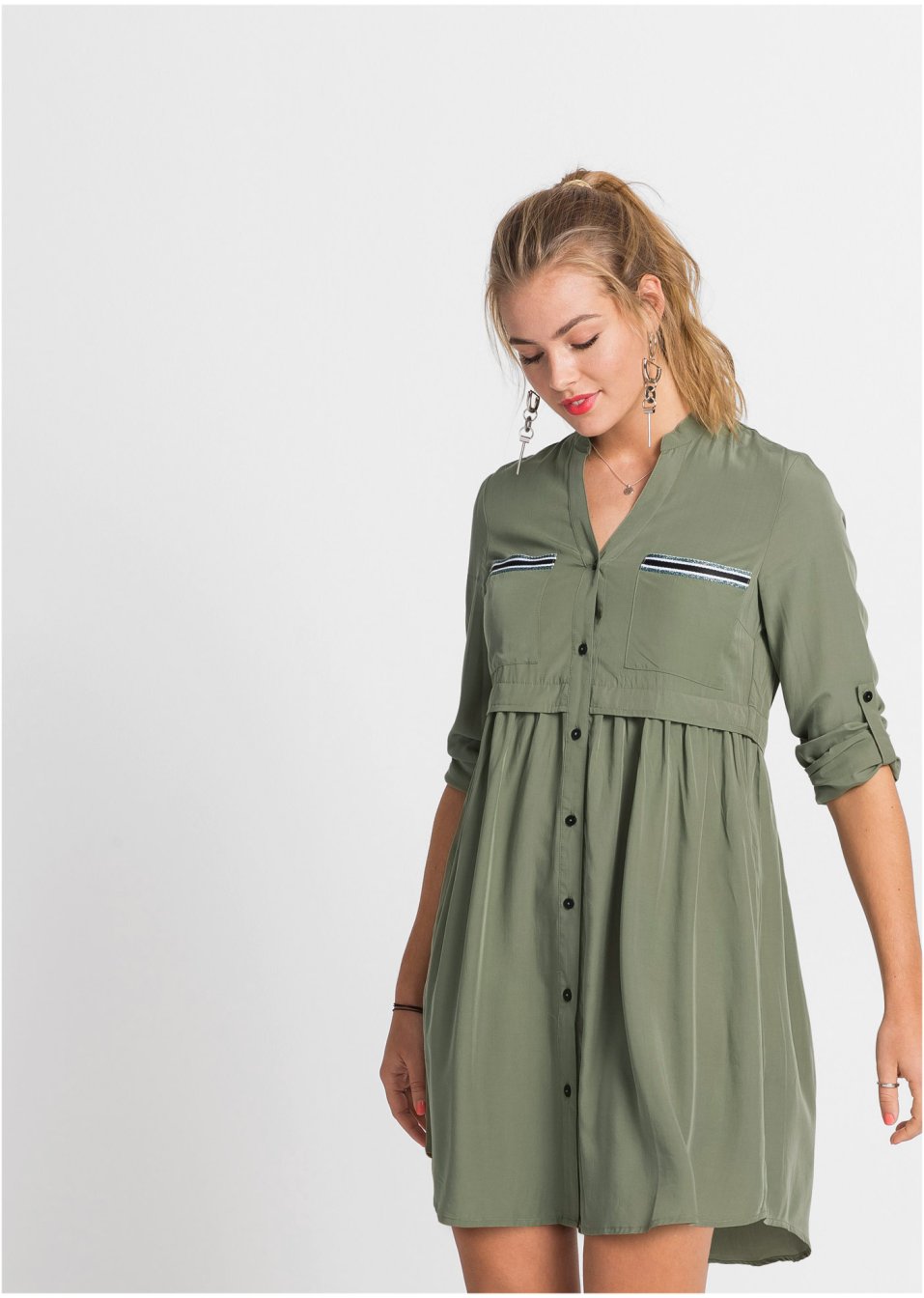 Robe-chemise courte