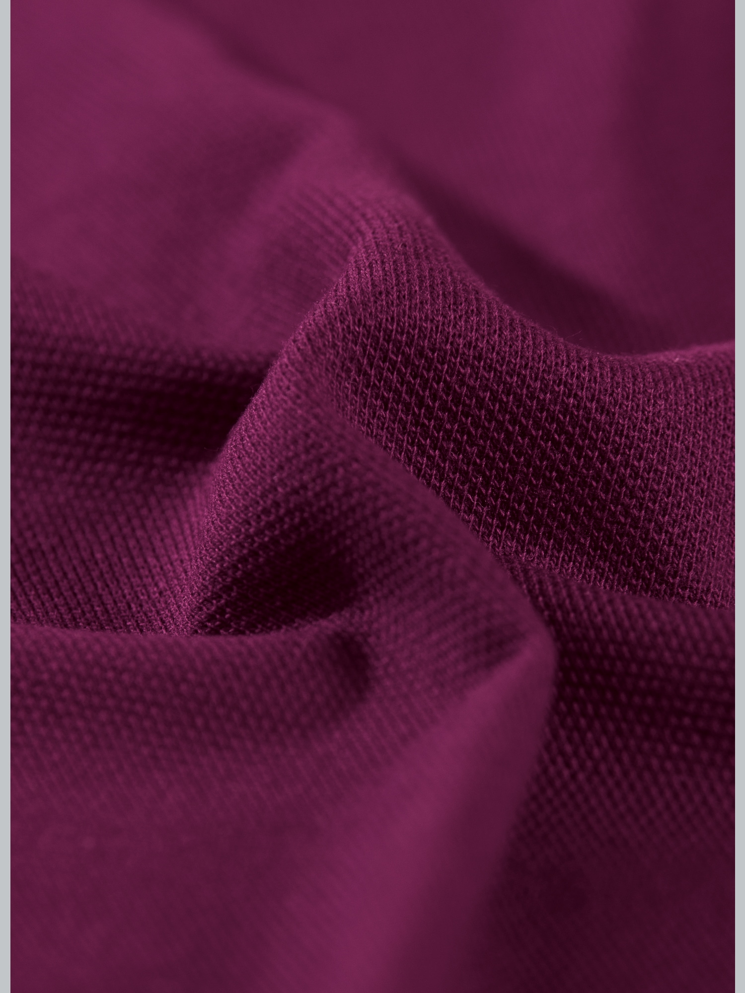 Poloshirt aus elast. Piqué Sangria