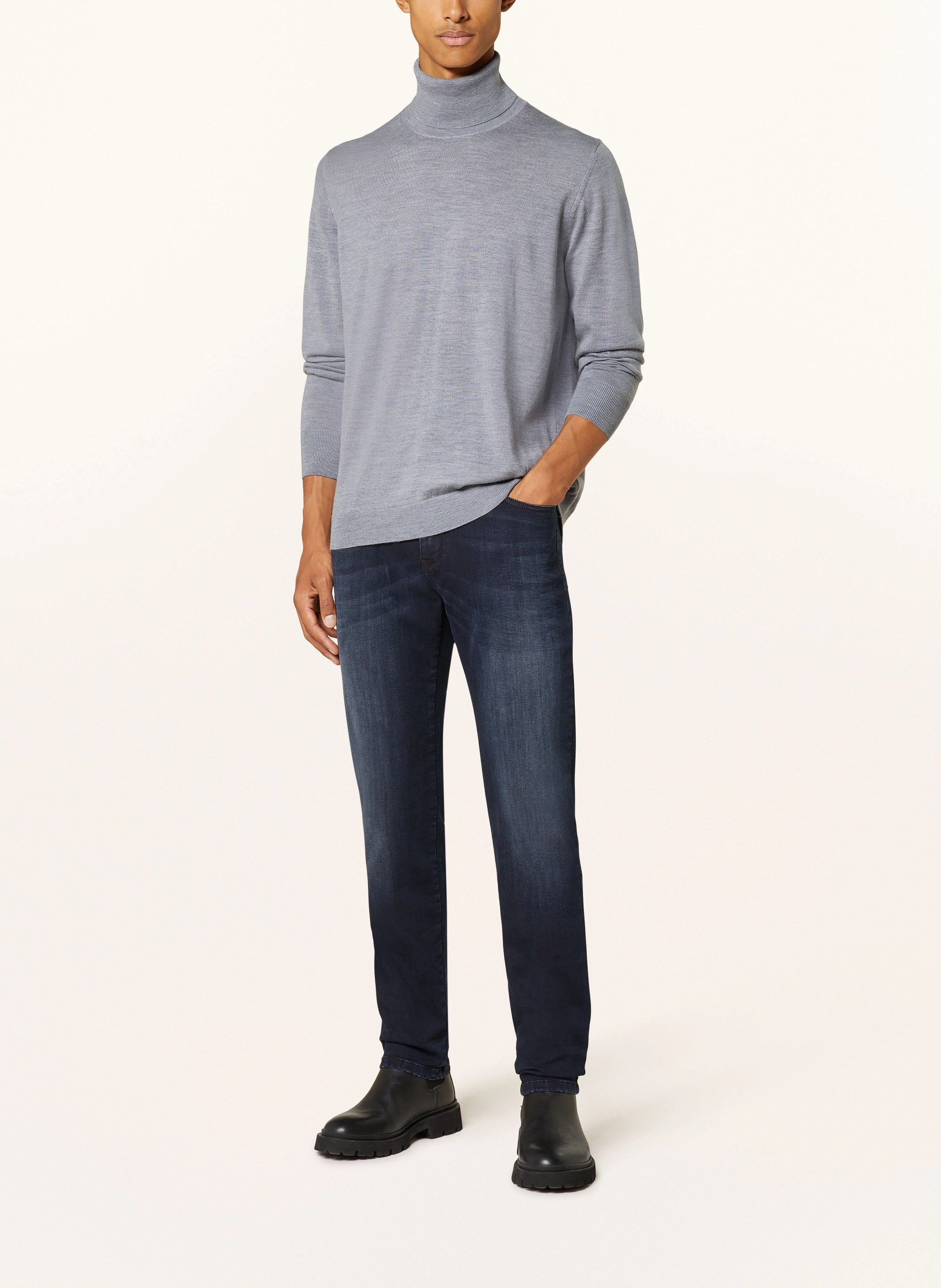 STROKESMAN'S Rollkragenpullover aus Merinowolle