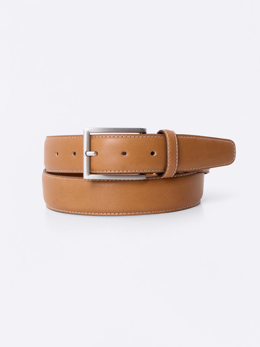 Bayonne skinnbelte Cognac