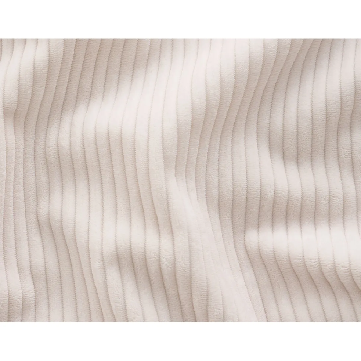 Lisa Design Housses de canapé Calgary d'angle 3 places + 1 pouf - Beige
