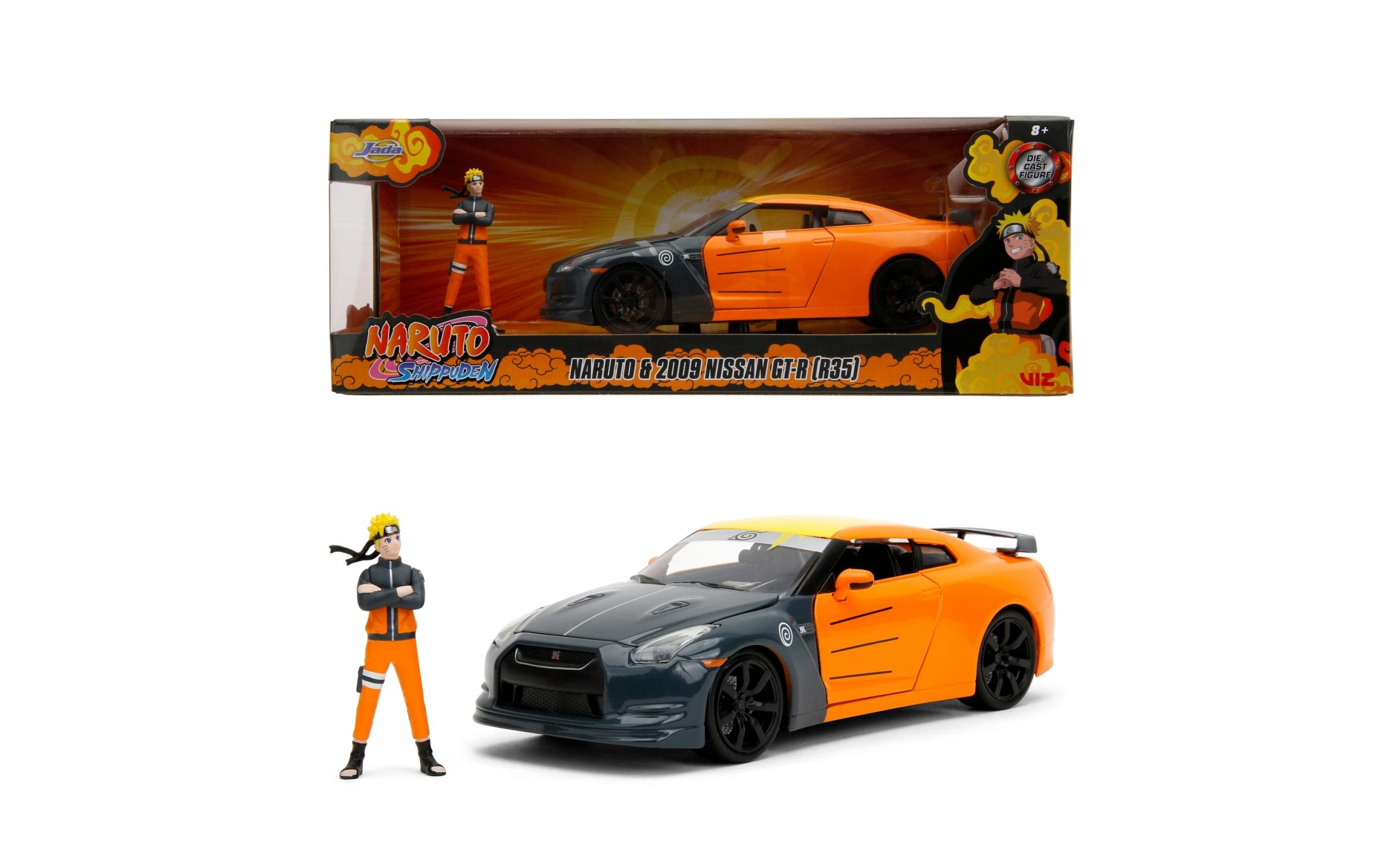 Nissan GT-R R35 Naruto 1:242009 Nissan GT-R R35 Modellauto mit Naruto Figur