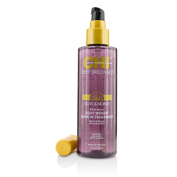 Chi Deep Brilliance Olive & Monoi Shine Serum Light Weight Leave-In Treatment