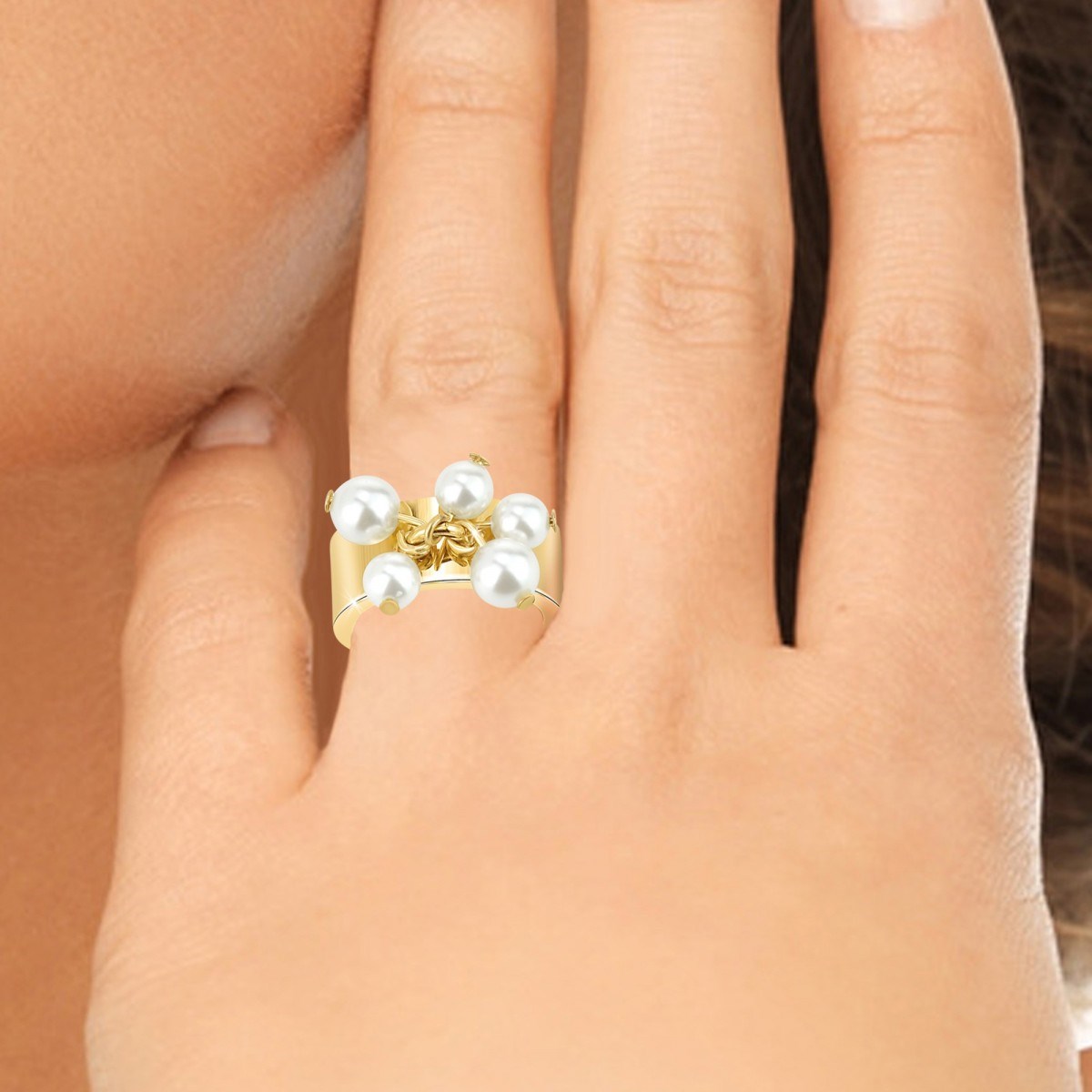 Bague SC Bohème ornée de perles