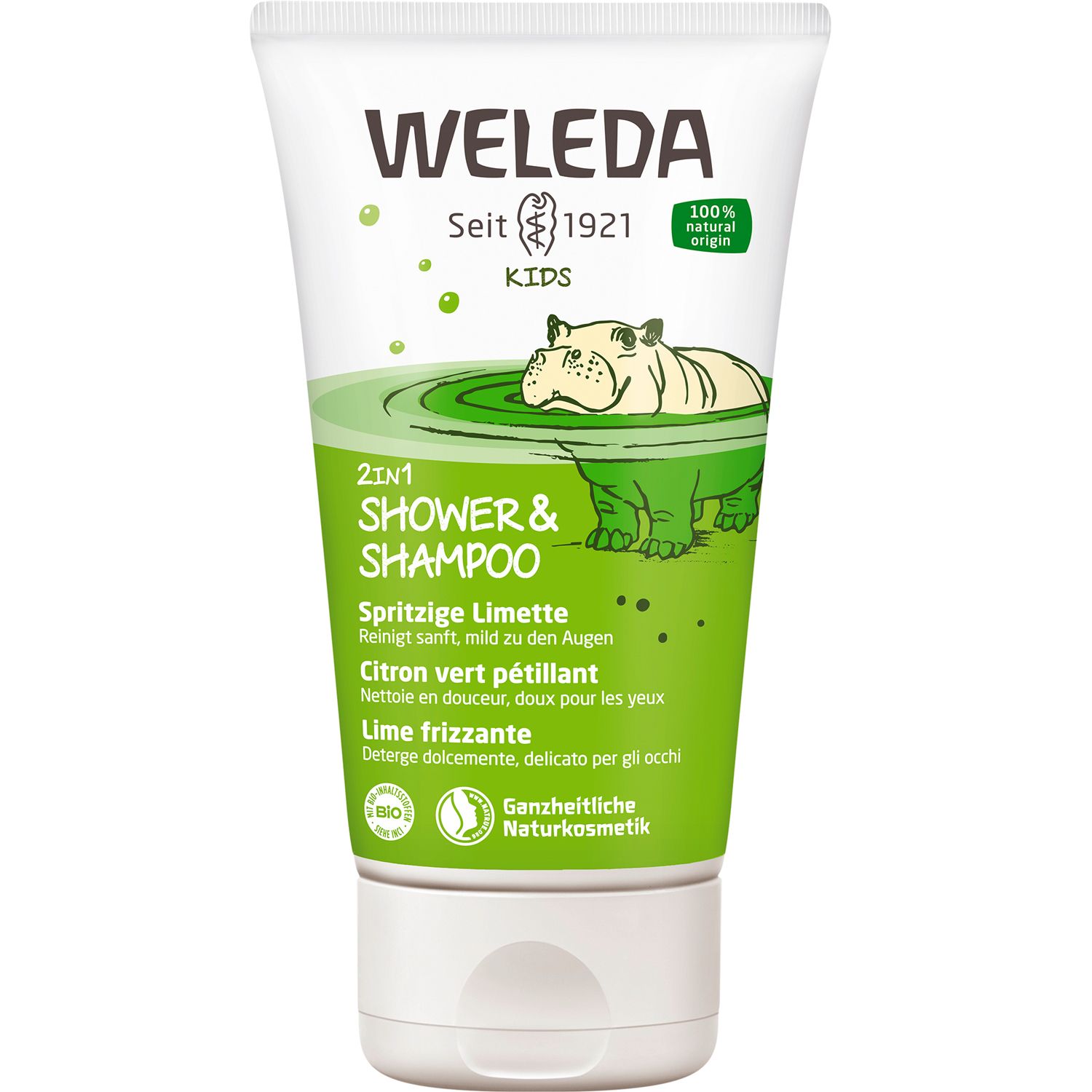 Weleda Kids 2in1 Shower & Shampoo Spritzige Limette