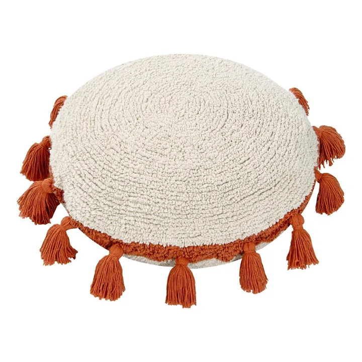 Lorena Canals Coussin de sol Circle | Terracotta