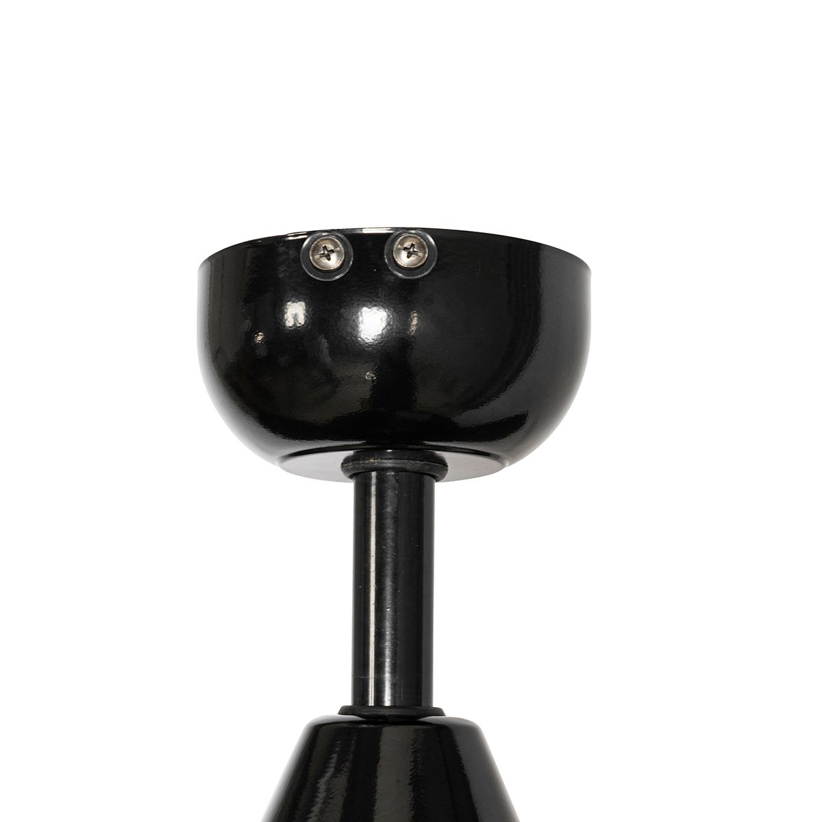 Plafondventilator voor buiten zwart 91.3cm incl. LED dimbaar met afstandsbediening IP44 - Toledo