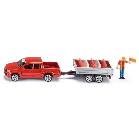 SIKU 3543 Pick-Up mit Kippanhänger