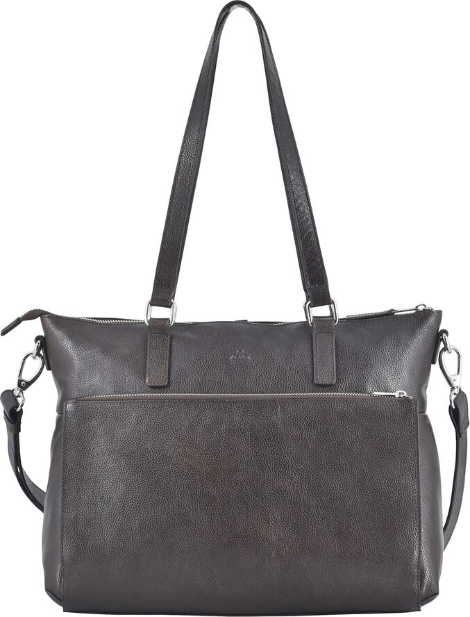 ADAX Napoli working bag Malia 14 Mørkebrun
