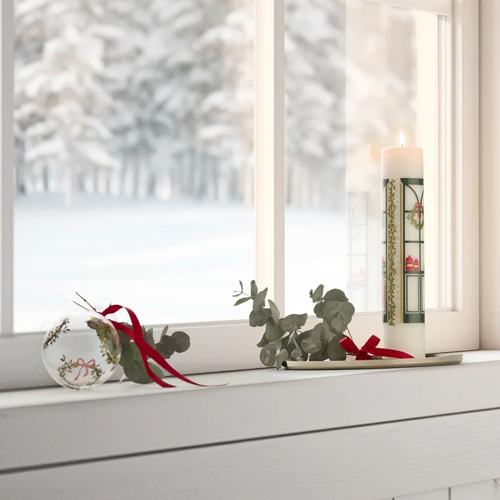 Holmegaard - Christmas Kalenderkerze 2025, Ø 5 cm, multicolor