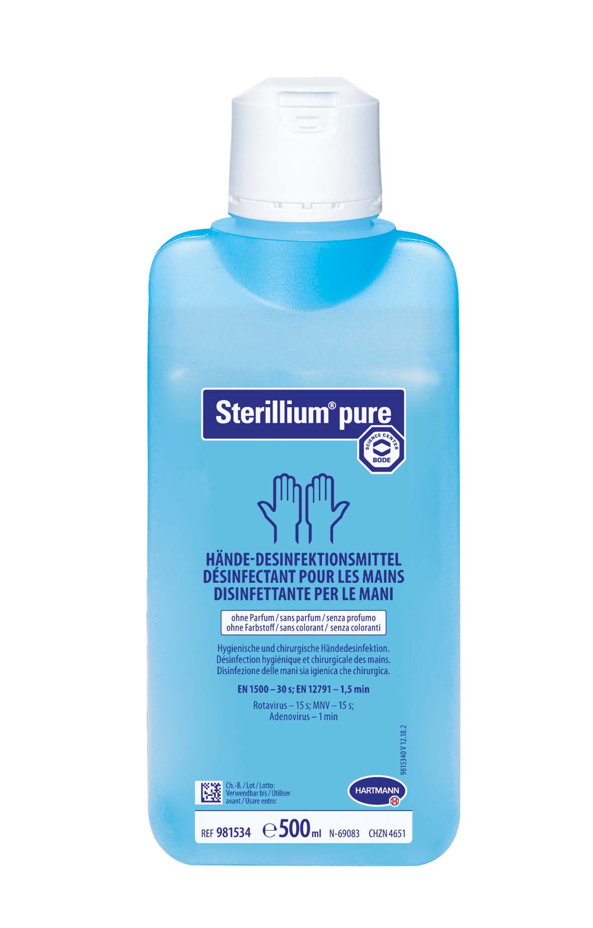 STERILLIUM pure liq 500 ml