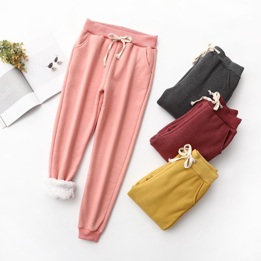 Lacyland - Fleece gevoerde joggingbroek