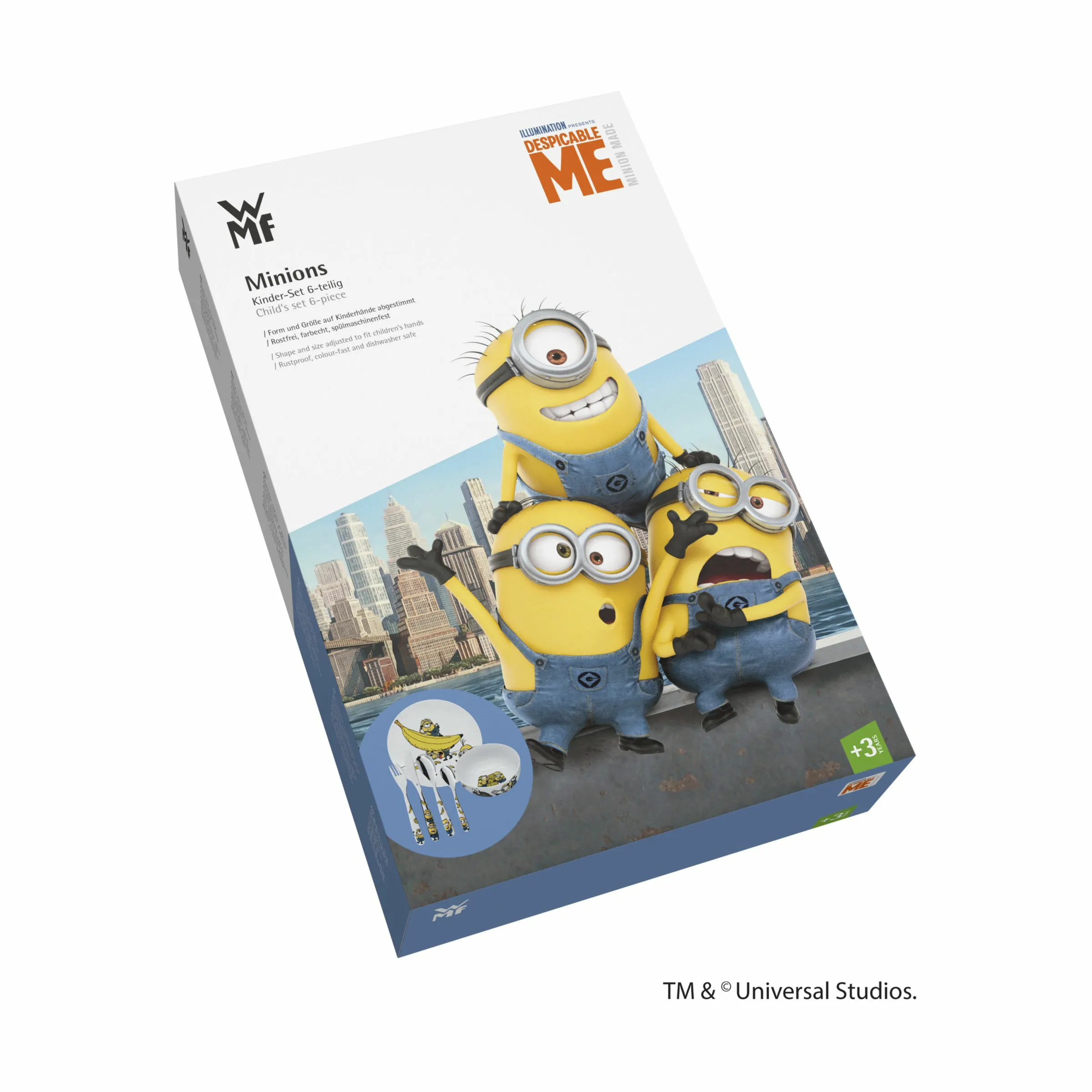 WMF Børnebestiksæt Minions - 6 dele