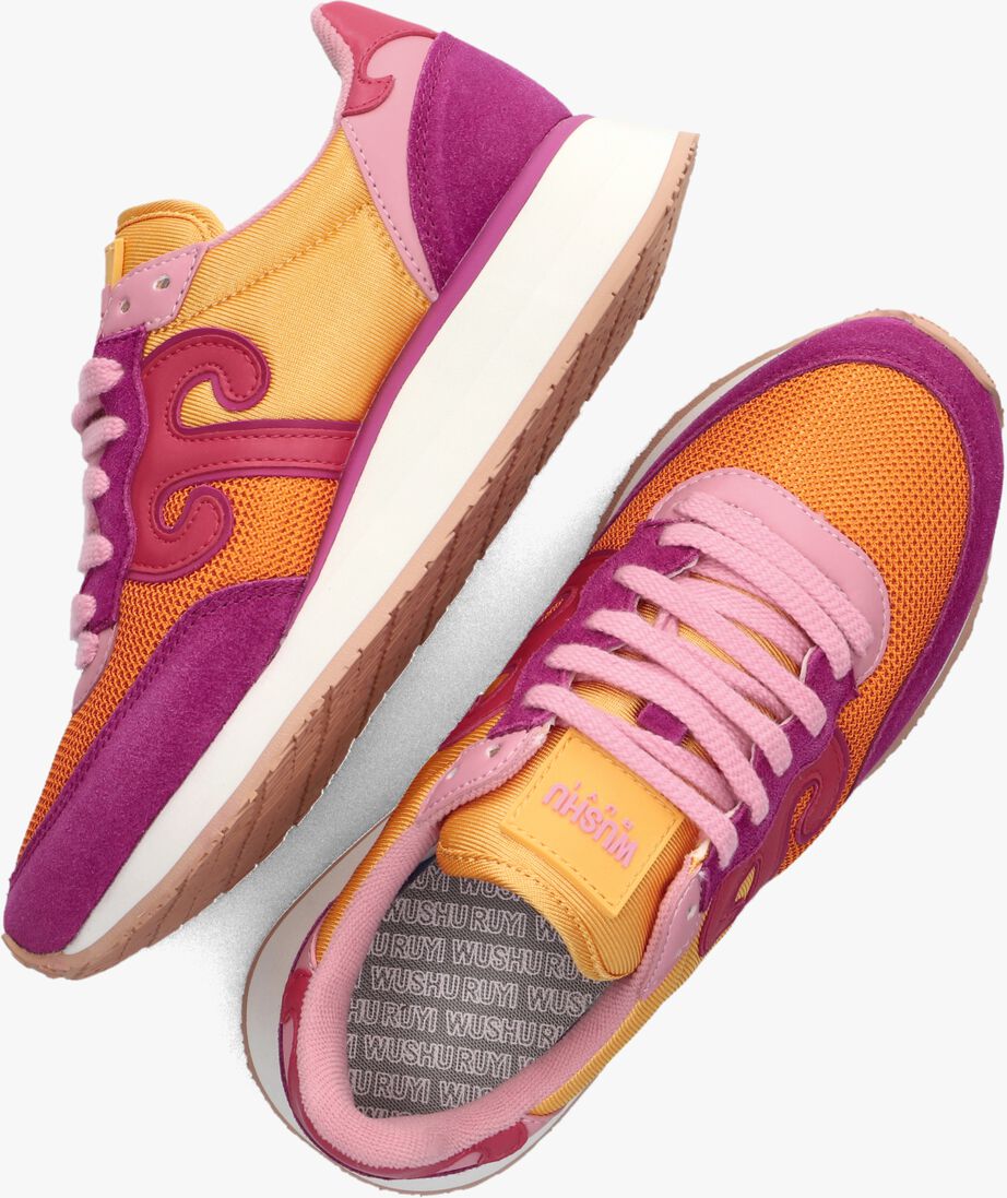 WUSHU oranje wushu lage sneakers master sport