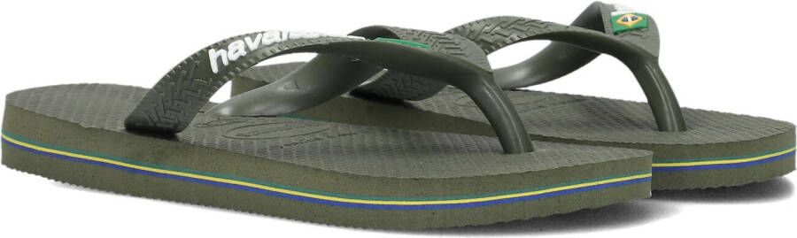 Havaianas Teenslippers Brasil Logo zomerschoen slippers poolslides met logo-opschrift