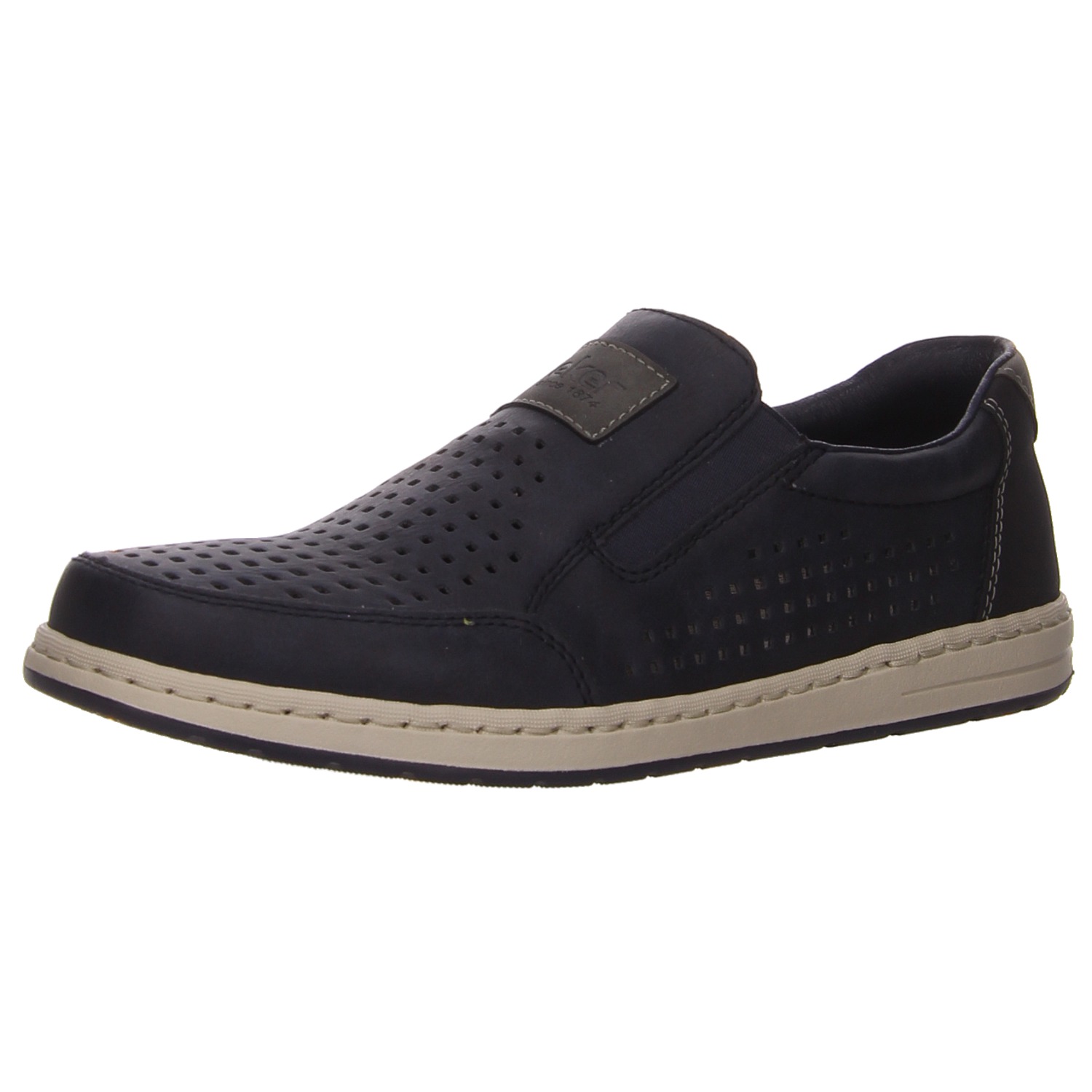 Rieker Slipper dunkelblau blau