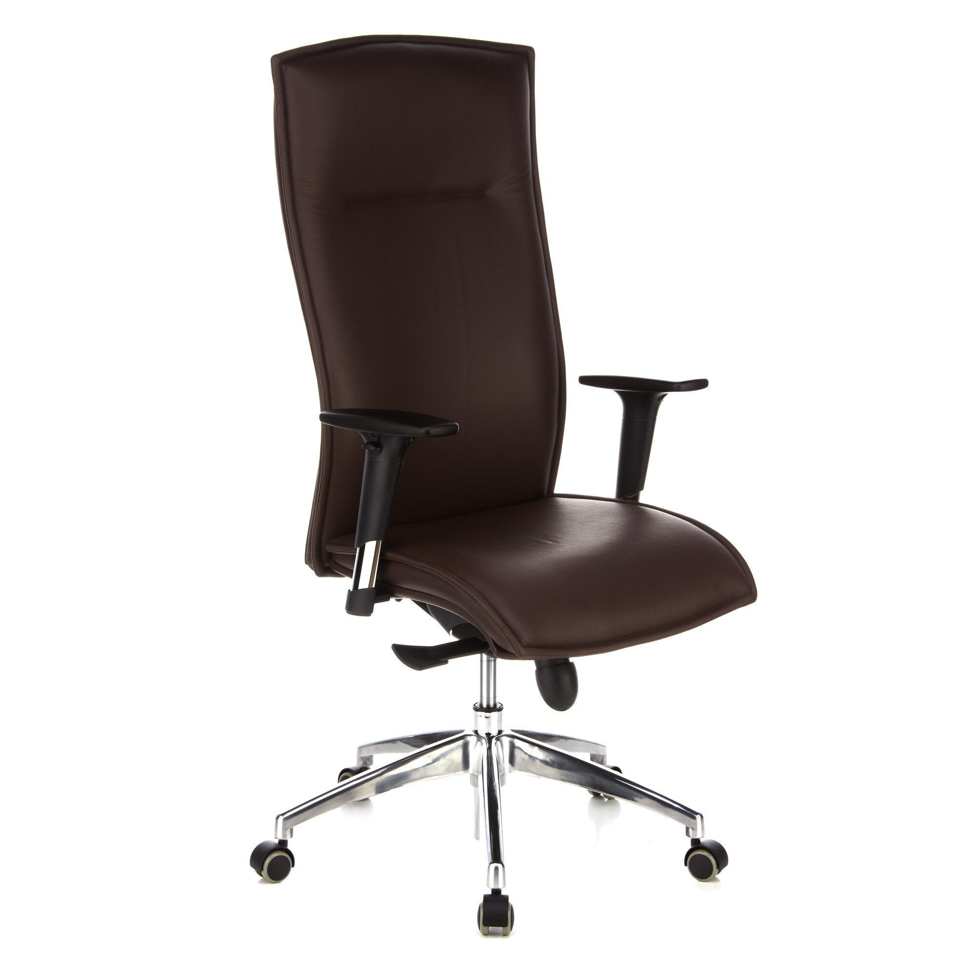 Luxus Chefsessel MURANO 20 Leder mit Armlehnen (höhenverstellbar) hjh OFFICE