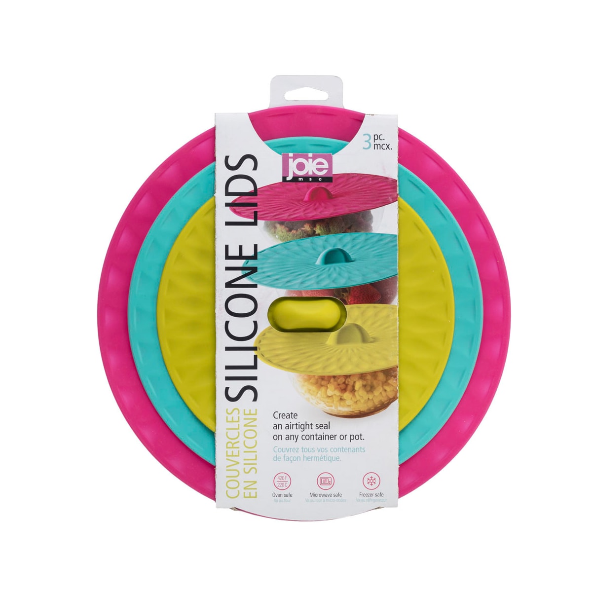 Lokk 3-pack i Silikon
