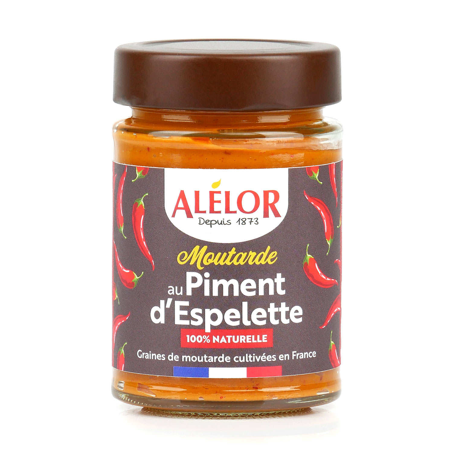 Moutarde au piment d'Espelette 100% naturelle