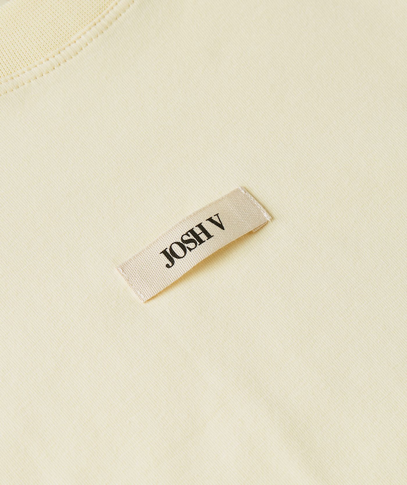 JV-SUE regular fit T-shirt met logo - butter yellow