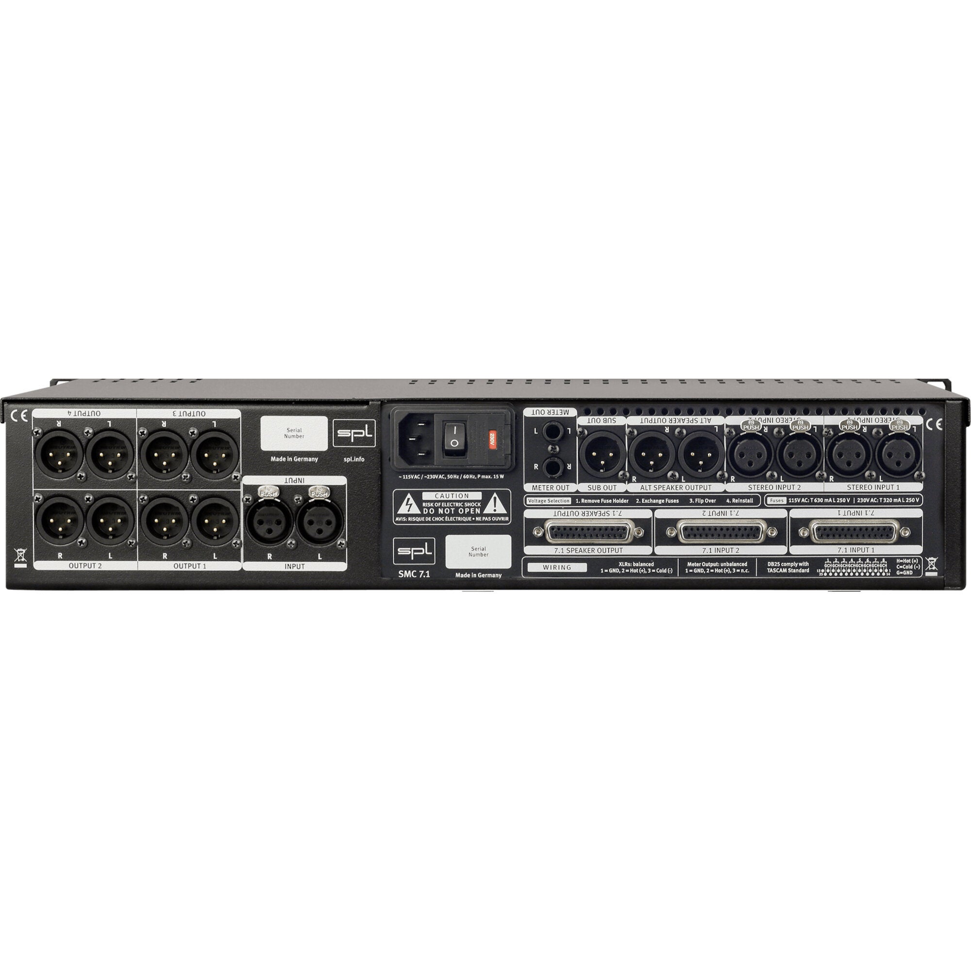 SPL SMC 7.1 Silver + Expansion Rack monitor controller