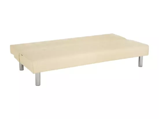 Canapé 2 places convertible clic-clac inclinable en similicuir Mango
