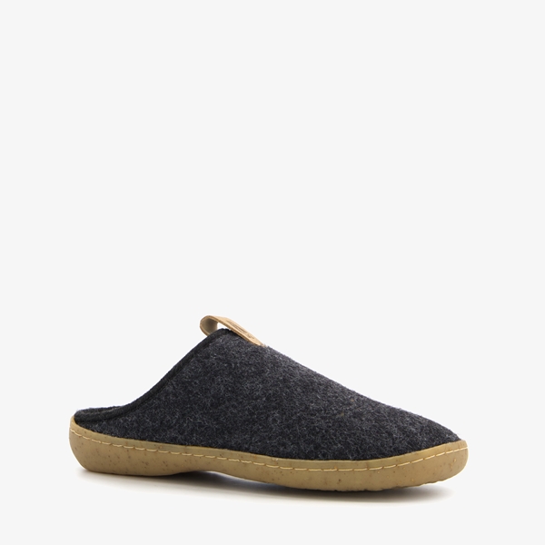 Hush Puppies wollen dames pantoffels grijs