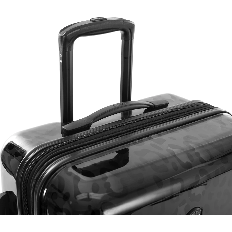 Heys Black Leopard - 4-Rollen-Trolley L 76 cm erw. black leopard