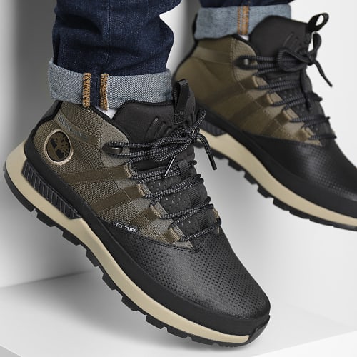 Baskets Euro Trekker Super Ox A65FG Black Tectuff Olive