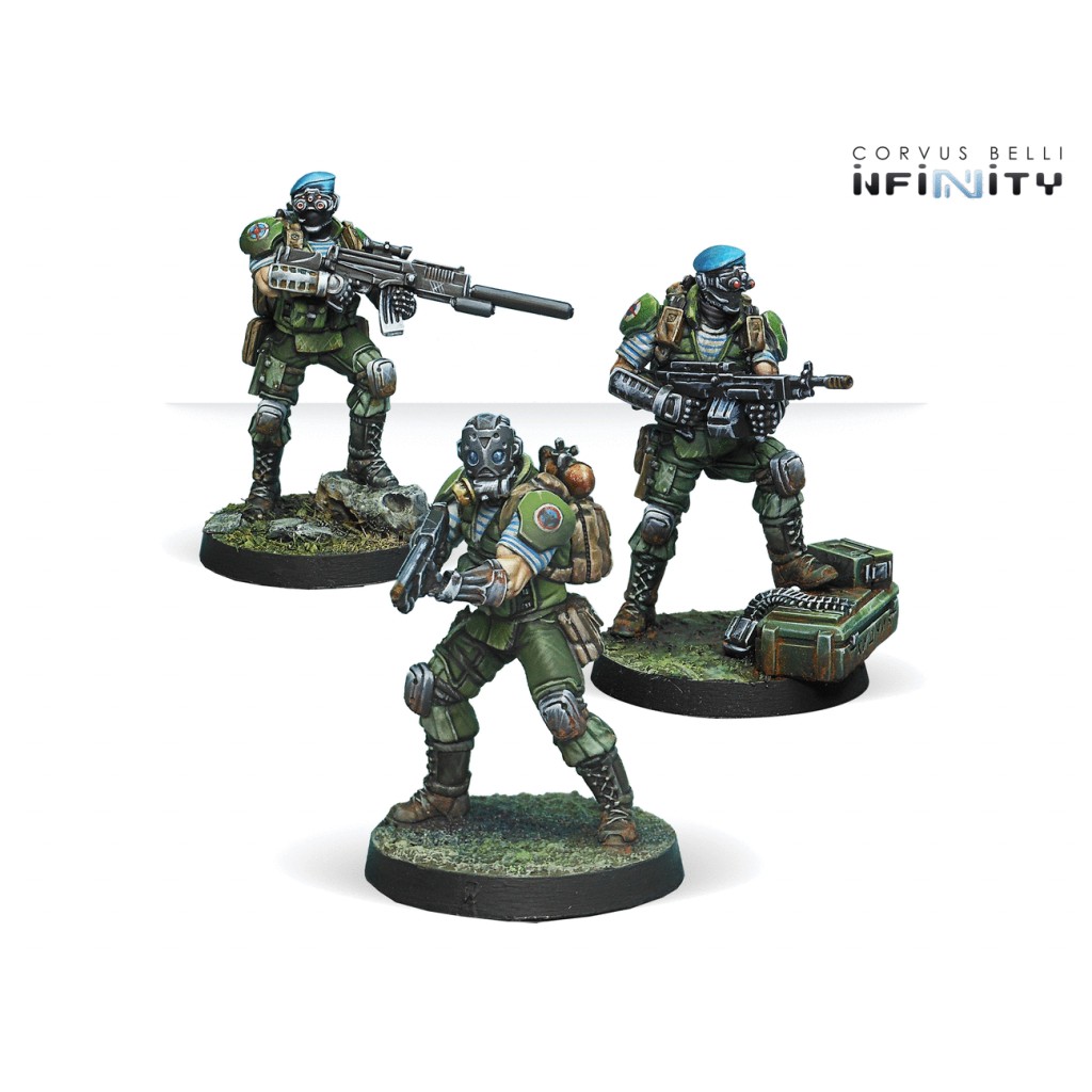 Infinity - Ariadna - Kazak Spetsnazs (HMG, Boarding Shotgun, Sniper Rifle)