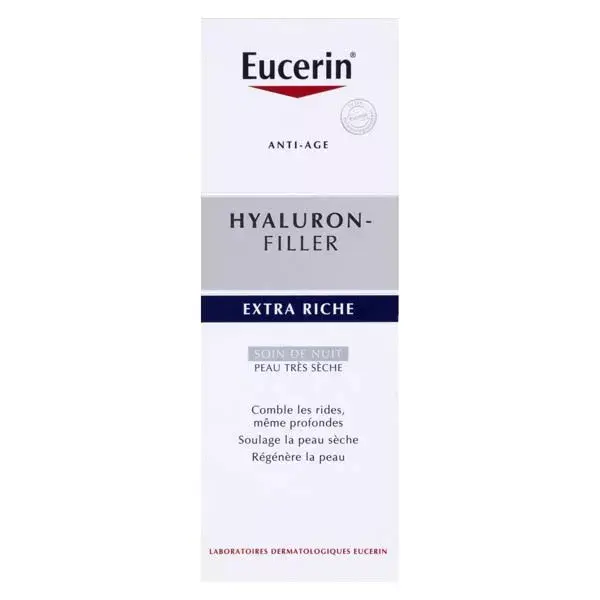 Creme Noturno Antienvelhecimento Extra Rico Eucerin Hyaluron-Filler 50ml