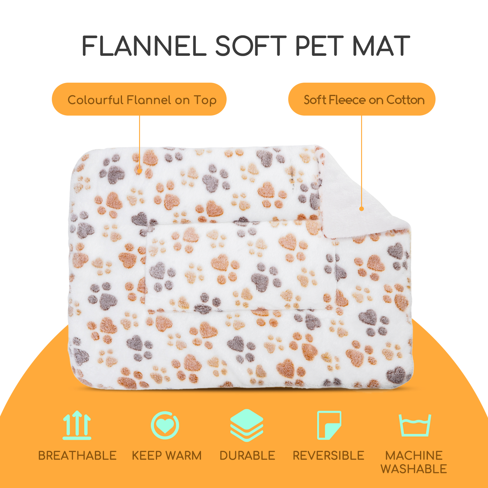 Tapetes para camas de animais de estimação Nobleza para cães, cobertores laváveis à mão e à máquina para cães, cobertores quentes para camas de cães e gatos.