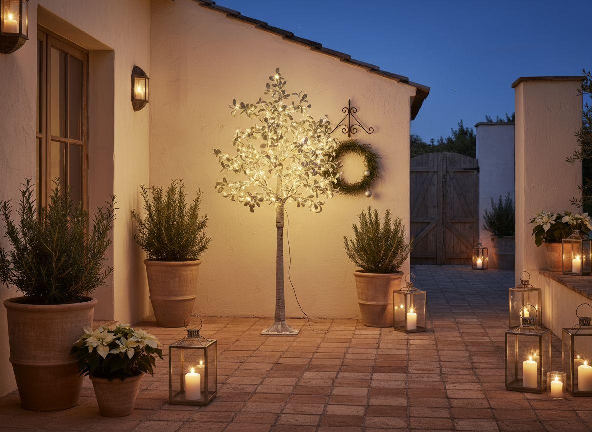 Buitendecoratie LED MELAKKO Boom 150 cm Groen