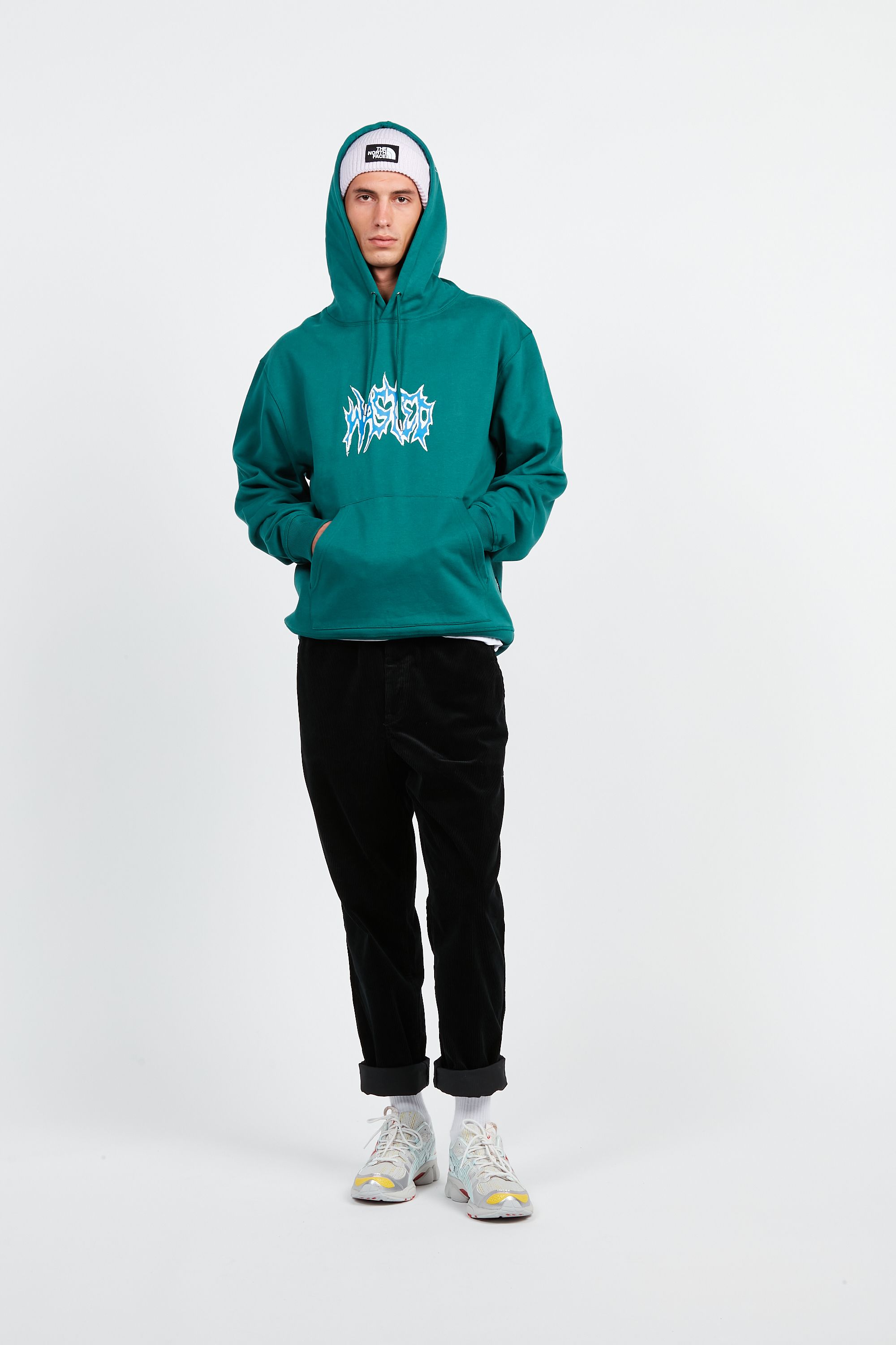 WASTED Hoodie MONSTER Vert