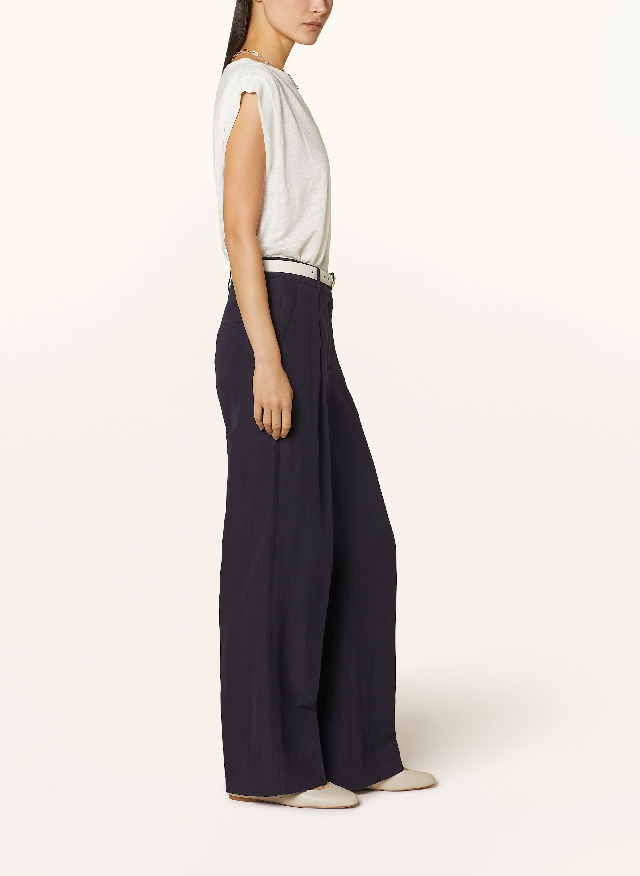 CAMBIO Marlenehose AMELIE mit Leinen